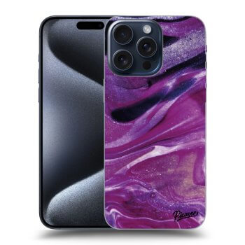 Obal pre Apple iPhone 15 Pro Max - Purple glitter