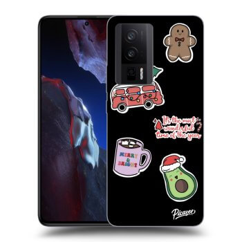 Obal pre Xiaomi Poco F5 Pro 5G - Christmas Stickers