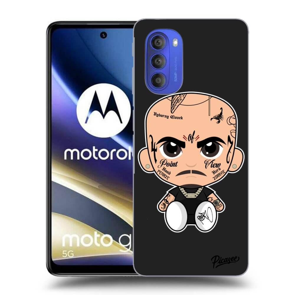 Picasee silikónový čierny obal pre Motorola Moto G51 - Separ