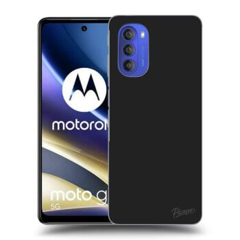 Picasee silikónový čierny obal pre Motorola Moto G51 - Clear