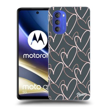 Picasee silikónový čierny obal pre Motorola Moto G51 - Lots of love