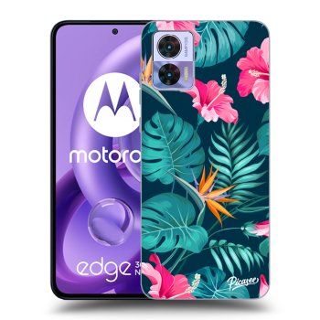 Obal pre Motorola Edge 30 Neo - Pink Monstera
