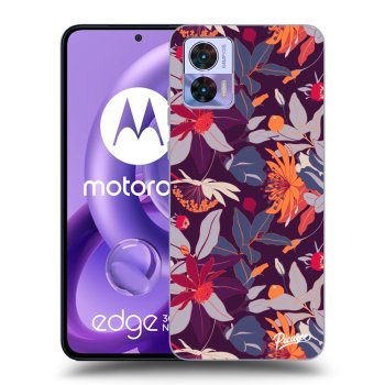 Obal pre Motorola Edge 30 Neo - Purple Leaf