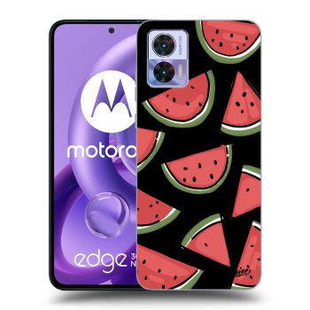 Picasee silikónový čierny obal pre Motorola Edge 30 Neo - Melone