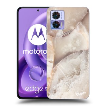 Obal pre Motorola Edge 30 Neo - Cream marble