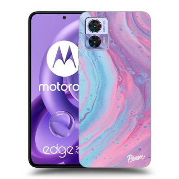Obal pre Motorola Edge 30 Neo - Pink liquid