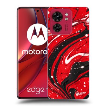 Obal pre Motorola Edge 40 - Red black