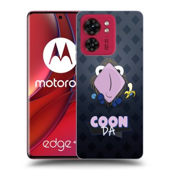 Obal pre Motorola Edge 40 - COONDA chlupatka - tmavá