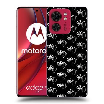 Obal pre Motorola Edge 40 - Separ - White On Black