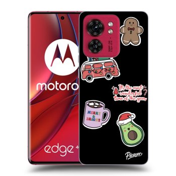 Obal pre Motorola Edge 40 - Christmas Stickers