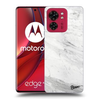 Obal pre Motorola Edge 40 - White marble