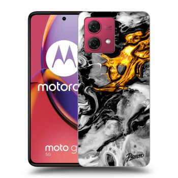 Obal pre Motorola Moto G84 5G - Black Gold 2