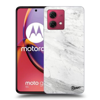 Obal pre Motorola Moto G84 5G - White marble