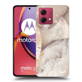 Obal pre Motorola Moto G84 5G - Cream marble