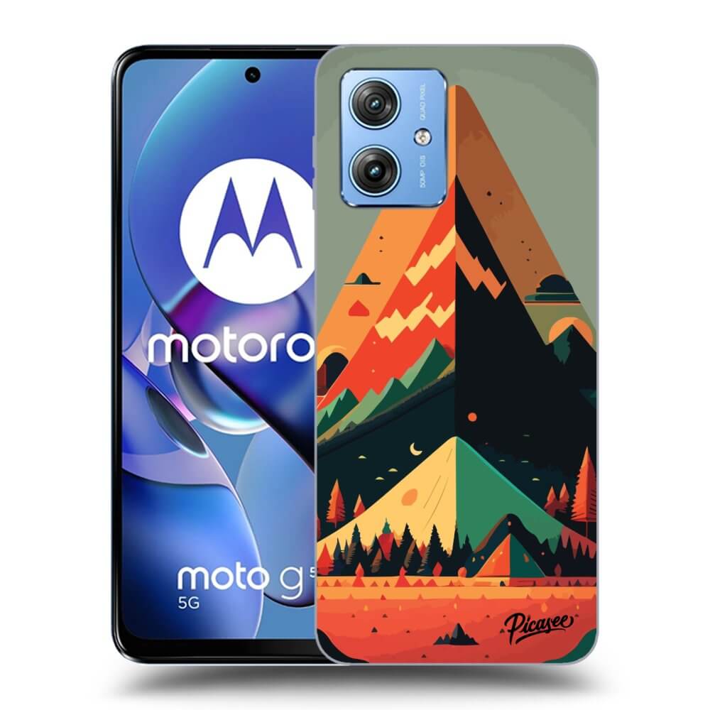 Picasee silikónový čierny obal pre Motorola Moto G54 5G - Oregon