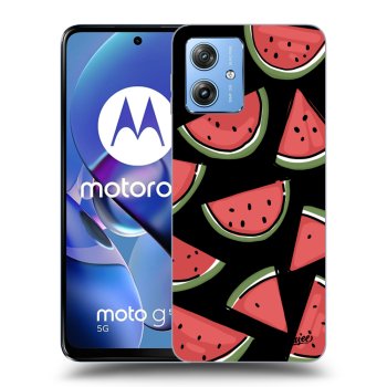Picasee silikónový čierny obal pre Motorola Moto G54 5G - Melone
