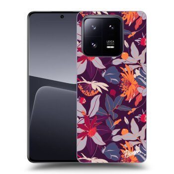 Obal pre Xiaomi 14 - Purple Leaf