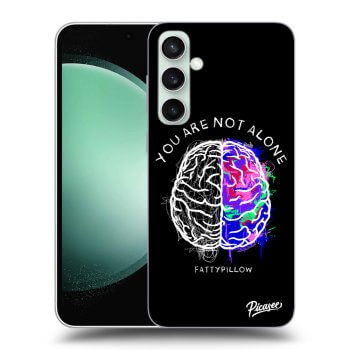 Obal pre Samsung Galaxy S23 FE S711B - Brain - White