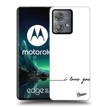 Obal pre Motorola Edge 40 Neo - I love you