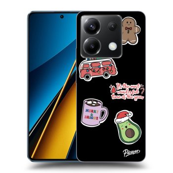 Obal pre Xiaomi Poco X6 - Christmas Stickers