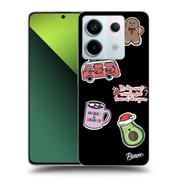 Obal pre Xiaomi Redmi Note 13 Pro 5G - Christmas Stickers