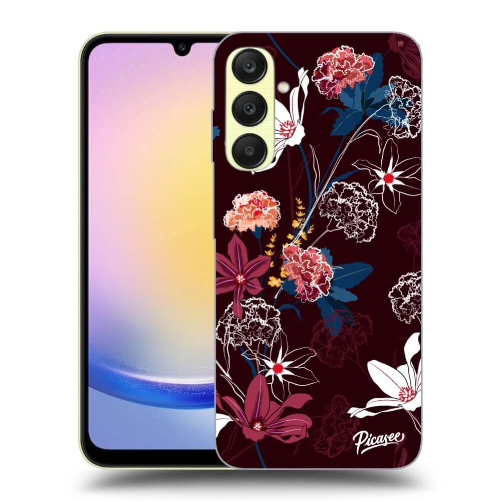 Silikónový Prehľadný Obal Pre Samsung Galaxy A25 A256B 5G - Dark Meadow