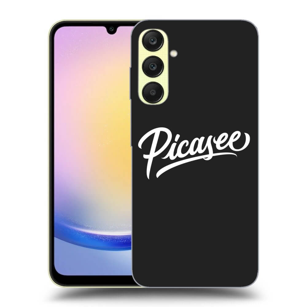 Silikónový čierny Obal Pre Samsung Galaxy A25 A256B 5G - Picasee - White