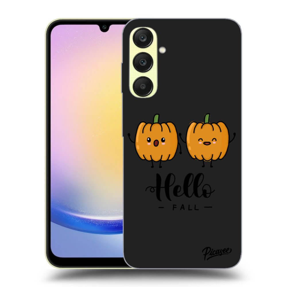 Silikónový čierny Obal Pre Samsung Galaxy A25 A256B 5G - Hallo Fall