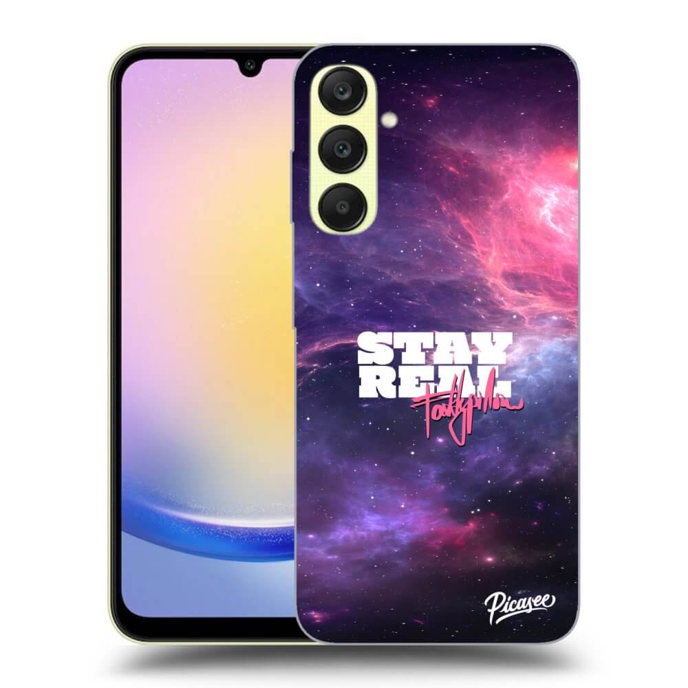 Silikónový čierny Obal Pre Samsung Galaxy A25 A256B 5G - Stay Real