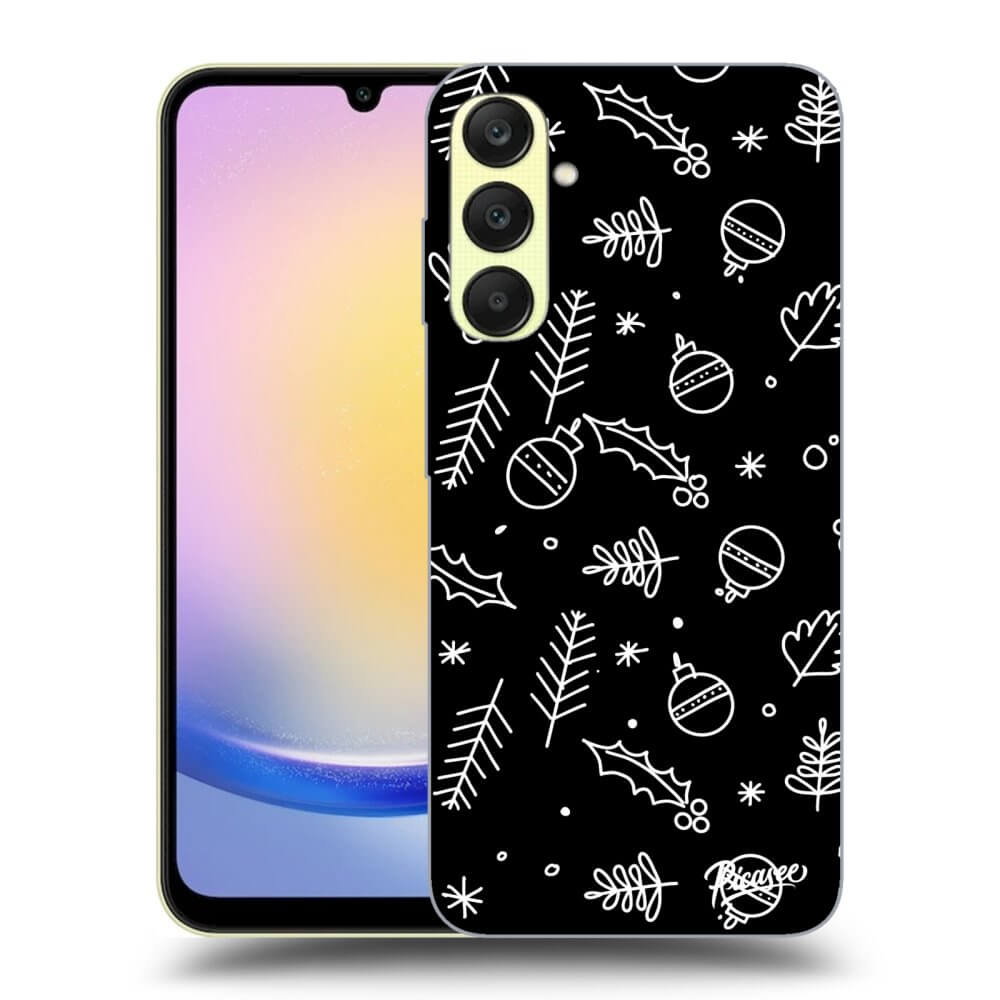 Silikónový čierny Obal Pre Samsung Galaxy A25 A256B 5G - Mistletoe