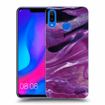 Obal pre Huawei Nova 3 - Purple glitter