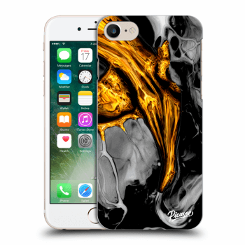 Picasee ULTIMATE CASE pro Apple iPhone 8 - Black Gold