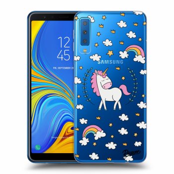 Obal pre Samsung Galaxy A7 2018 A750F - Unicorn star heaven