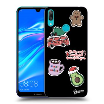 Obal pre Huawei Y7 2019 - Christmas Stickers
