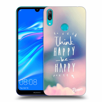 Obal pre Huawei Y7 2019 - Think happy be happy