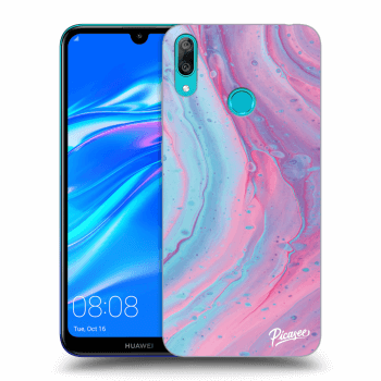 Obal pre Huawei Y7 2019 - Pink liquid
