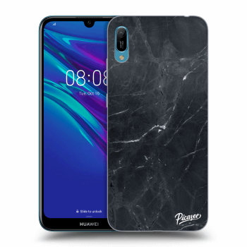Obal pre Huawei Y6 2019 - Black marble
