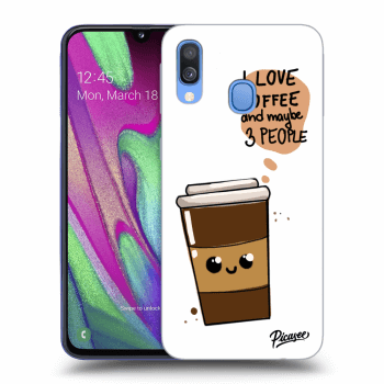 Obal pre Samsung Galaxy A40 A405F - Cute coffee