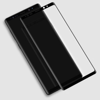 Picasee 3D zahnuté ochranné sklo pre Samsung Galaxy Note 9 N960F - čierne