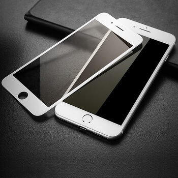 Picasee 3D ochranné tvrdené sklo pre Apple iPhone 8 - biele