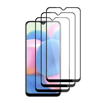 Picasee 3D ochranné tvrdené sklo s rámčekom pre Samsung Galaxy A30s A307F - čierné