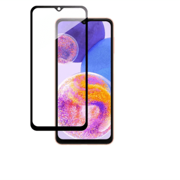 3D ochranné tvrdené sklo s rámčekom pre Samsung Galaxy A23 A235F 4G - čierné