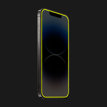 3x Picasee Ochranné tvrdené sklo so svietiacim rámčekom pre Huawei Nova 5T - Žltá