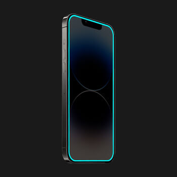 3x Picasee Ochranné tvrdené sklo so svietiacim rámčekom pre Apple iPhone X/XS - Modrá