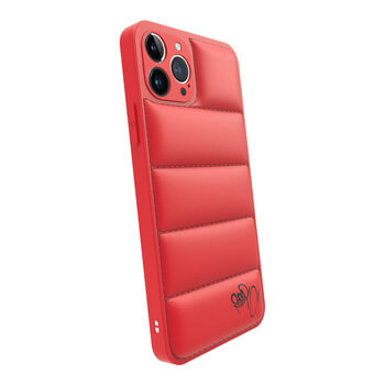 Picasee Puffer case pro Apple iPhone 13 Pro Max - Separ Puffer - Červená