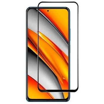 3x Picasee 3D ochranné tvrdené sklo s rámčekom pre Xiaomi Poco F5 Pro 5G - čierné - 2+1 zdarma