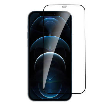 Picasee 3D ochranné tvrdené sklo s rámčekom pre Apple iPhone 15 Pro - čierné