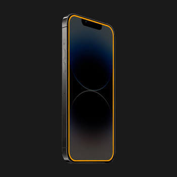 3x Picasee Ochranné tvrdené sklo so svietiacim rámčekom pre Honor 8X - Oranžová